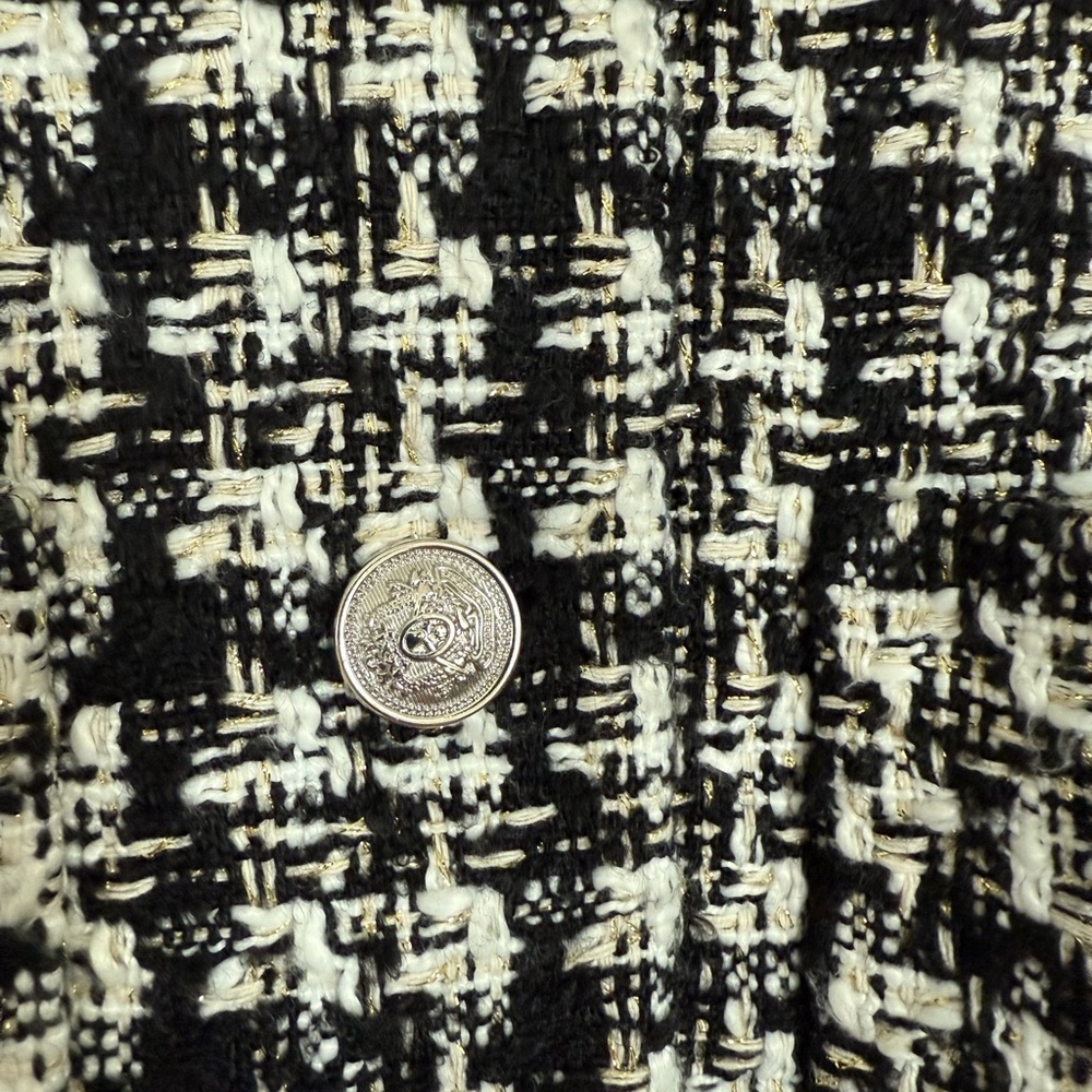 H&M Black and White Checkered Blazer - Picture 4 of 9